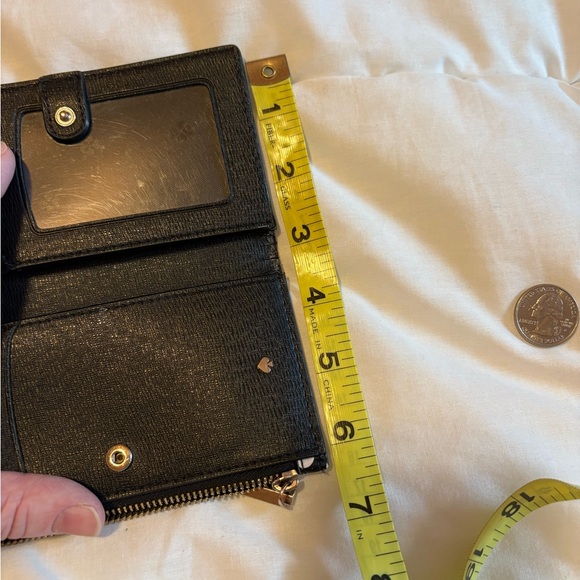 Kate Spade B&W Polka Dot Wallet - Picture 7 of 8